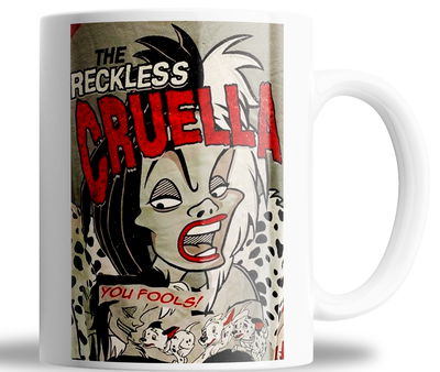 taza de ceramica _ Cruella de vil