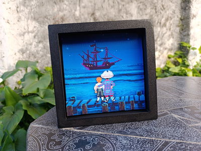 Cuadro3d - Monkey Island