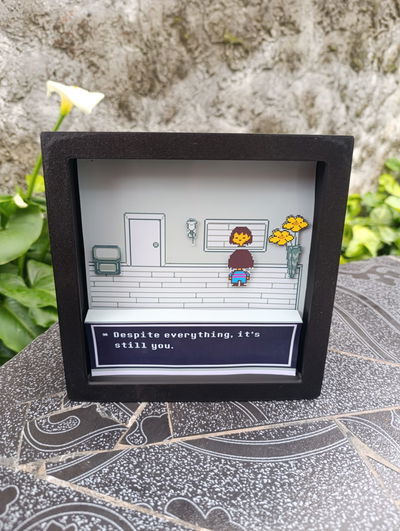 cuadro 3d - Undertale