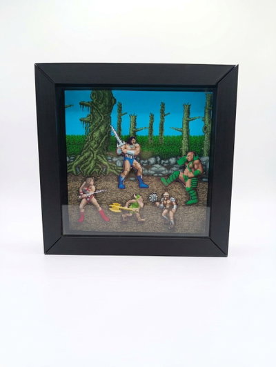 cuadro 3d - Golden axe - sega genesis . gamer