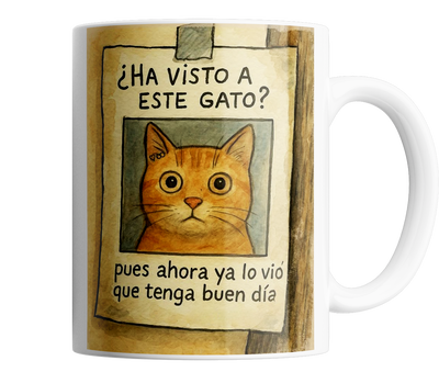ha visto a este gato ? - meme 