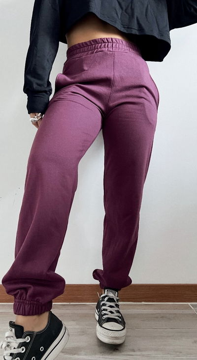 JOGGER DE ALGODÓN FRIZADO 