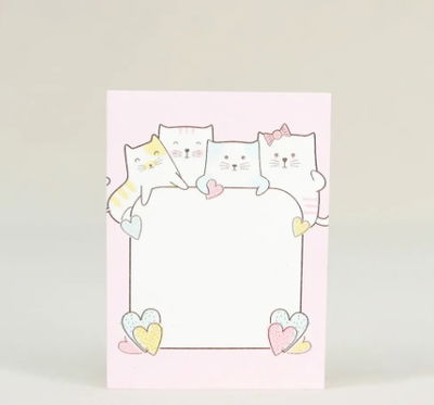 Notas adhesivas gatitos