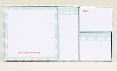 Set de notas adhesivas cisne