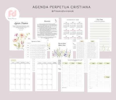 AGENDA CRISTIANA PERPETUA + TAPAS - ARCHIVO DIGITAL - PDF