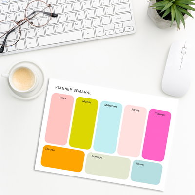 PACK DE 3 PLANNERS FULL COLOR: MES, SEMANA Y HORARIOS - ARCHIVO DIGITAL- PDF/JPG