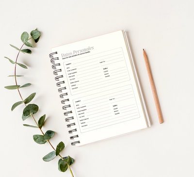 PLANNER FAMILIAR IMPRIMIBLE - ARCHIVO DIGITAL- PDF