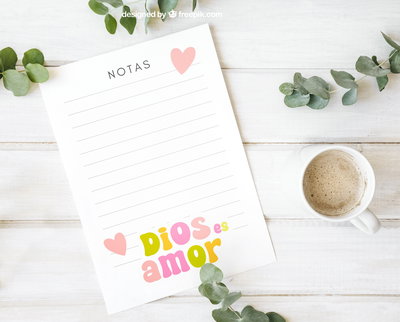 PACK DE 4 DISEÑOS DE NOTAS - ARCHIVO DIGITAL -PDF