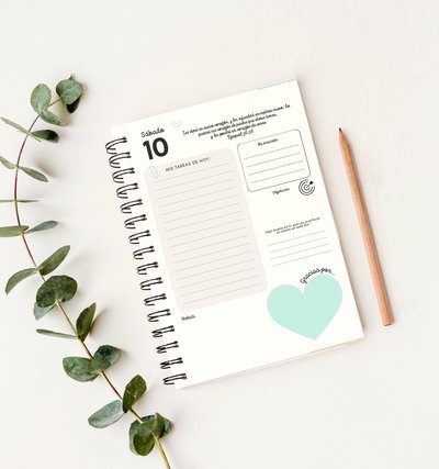 PDF - AGENDA CRISTIANA DIARIA "CUIDAR EL CORAZÓN" 2026 + DISEÑO DE TAPA DE REGALO