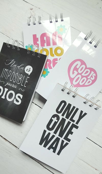 LIBRETA PERSONALIZADA A6 TAPA BLANDA x 30