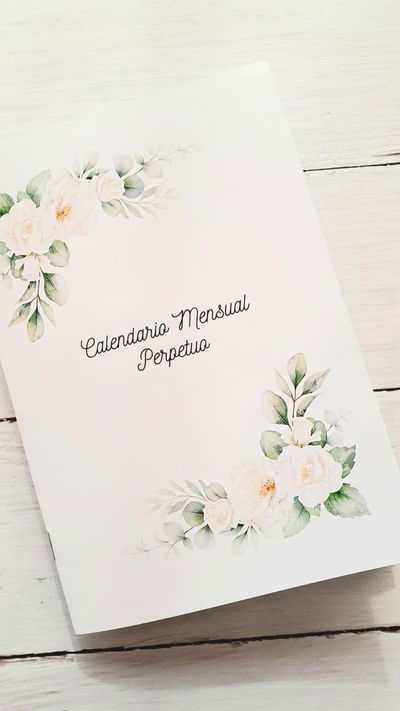 PDF CALENDARIO PERPETUO EDITABLE EN CANVA + TAPA DE REGALO