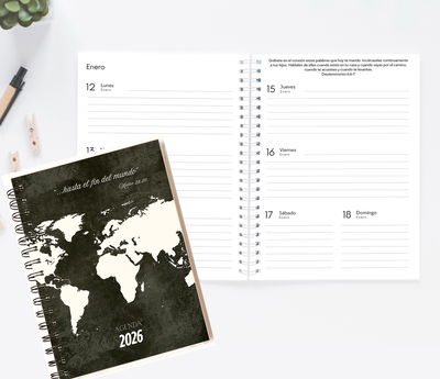 AGENDA CRISTIANA SEMANAL MINIMALISTA 2026
