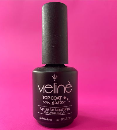 Top coat con glitter 15 ml - Meliné