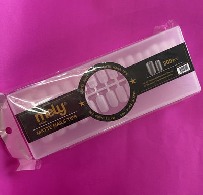 Tips soft gel matte 300 pcs - Mely 