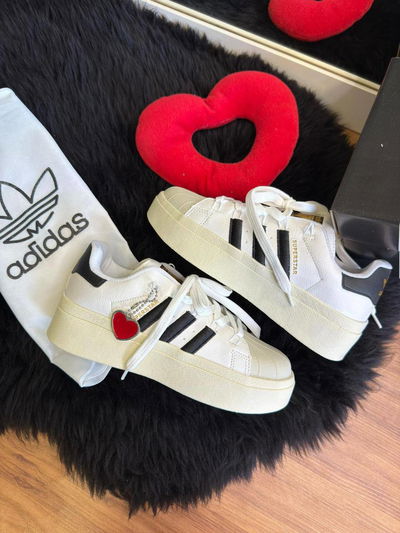 Zapatillas Ad superstar plataforma Negro 