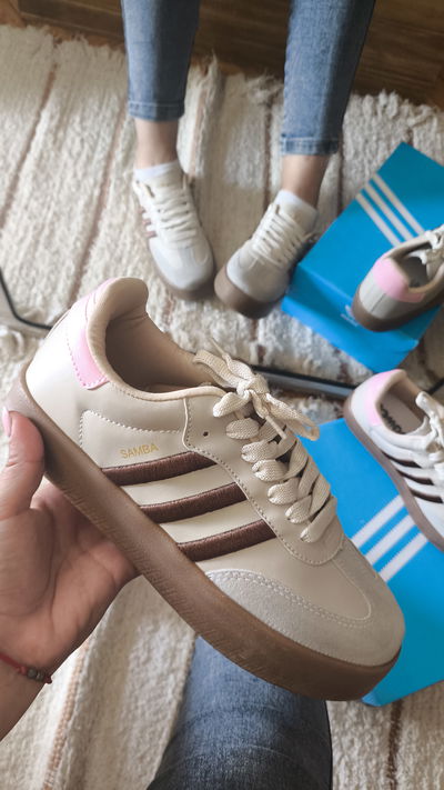 Zapatillas samba plataforma premium