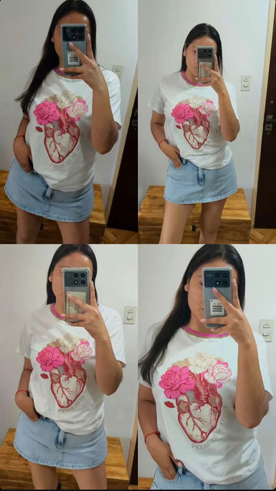 Remera corazón