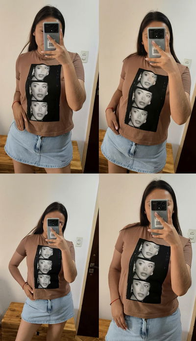 Remera Tini choco 