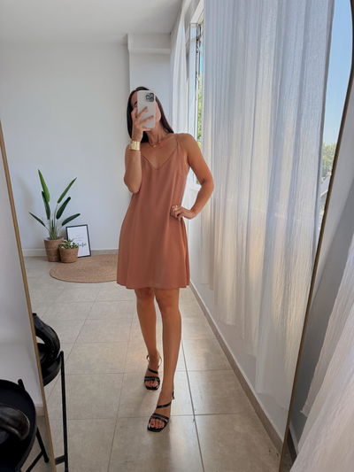 Vestido Irene Dulce de leche