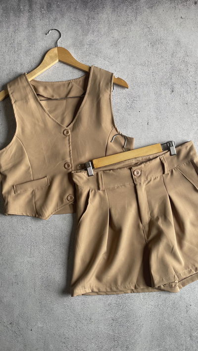 Conjunto Juli marron