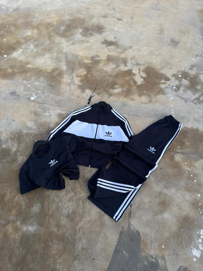 Conjunto Adidas 3 piezas negro