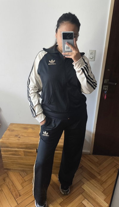 Conjunto Adidas 2 piezas negro 