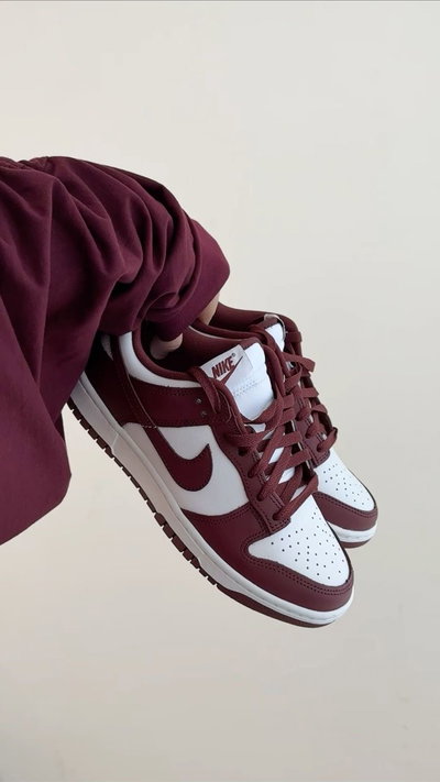 Zapatilla Nike sb Dunk low bordo 