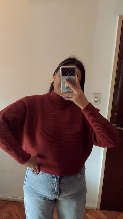 Sweater Cozy Basic Bordo