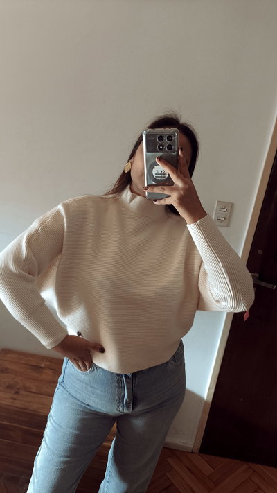 Sweater Cozy Basic Natural 