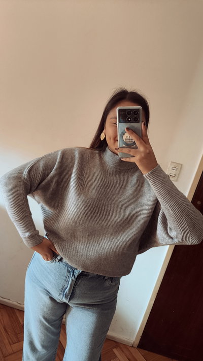 Sweater Cozy Basic gris 