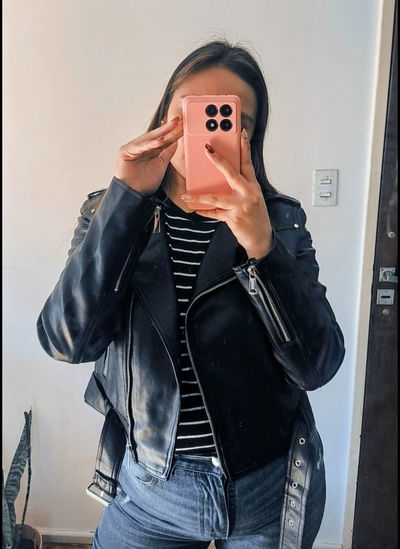 Campera Beluu Eco cuero 
