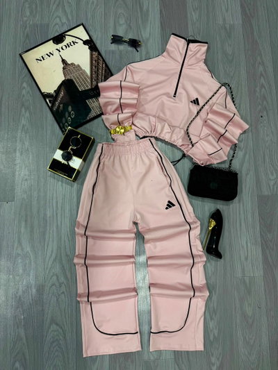 Conjunto 2 piezas Adidas Rosa viejo 
