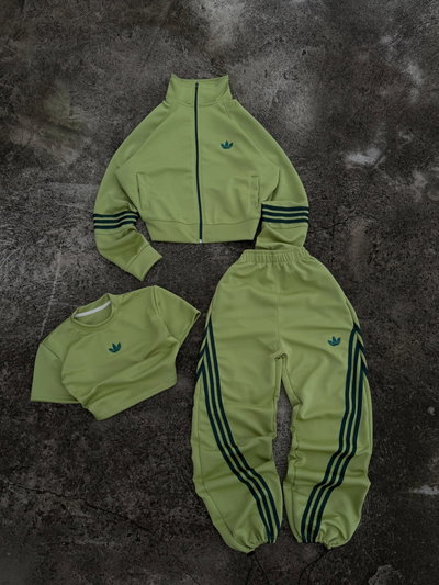 Conjunto Adidas Tendencia verde