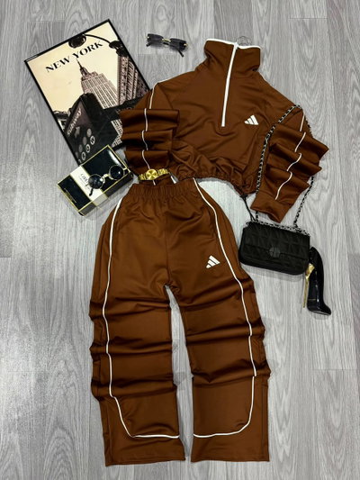 Conjunto 2 piezas Adidas chocolate 