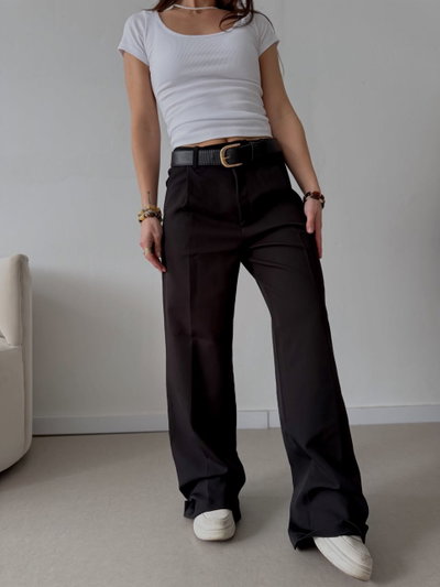 Pantalón sastrero aura negro