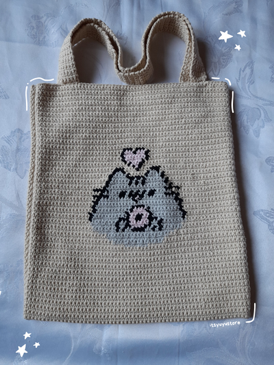 pusheen totebag