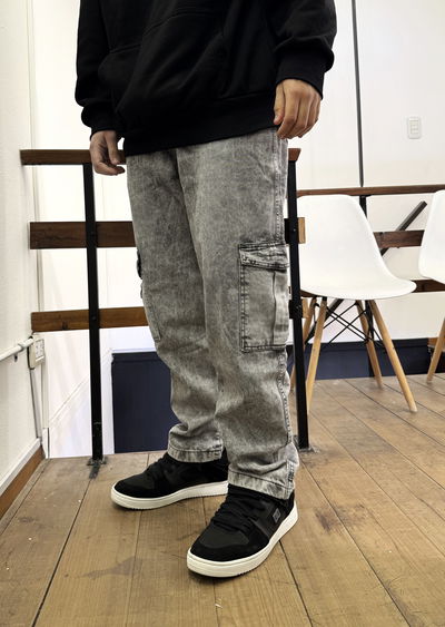 Jean Cargo Gris