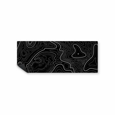 Mousepad Topografico negro