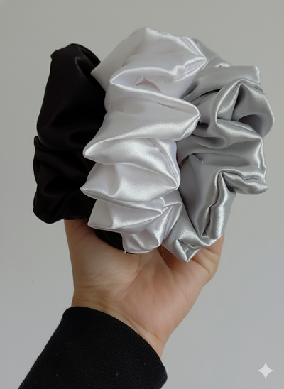 Scrunchies Satén Pack x 6