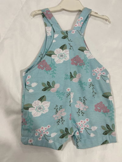 Jardinero estampado bb