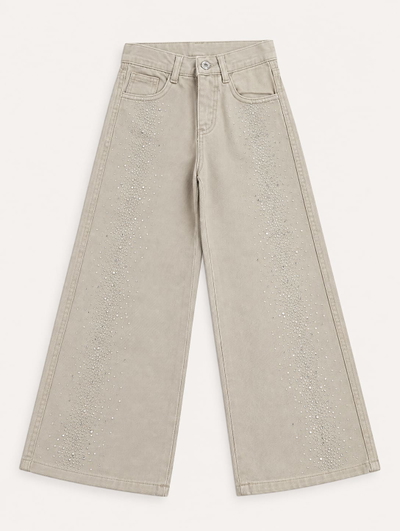 Wide Leg Strass