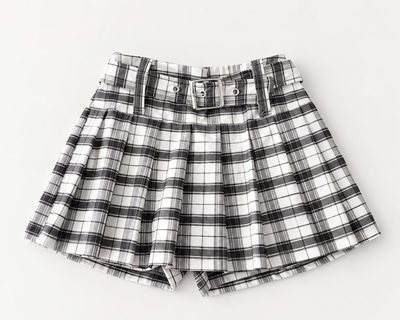 Short Pollera Escocesa