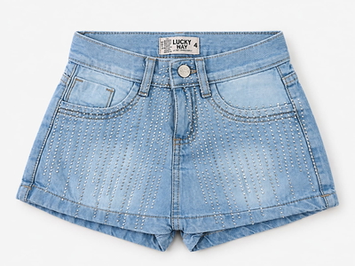 Short Pollera Strass