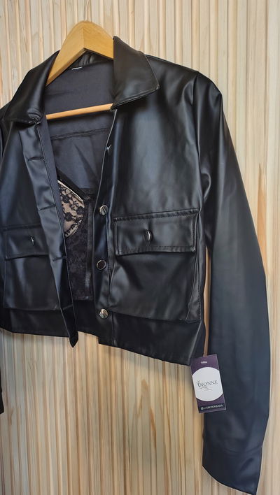 Campera eco cuero