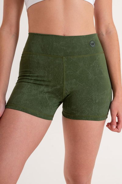 SHORT REPTIL VERDE MILITAR