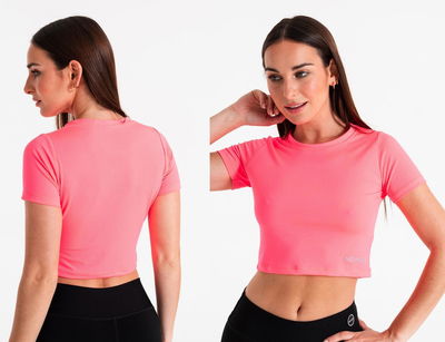 CROP TOP DRIFIT SALMON NEON