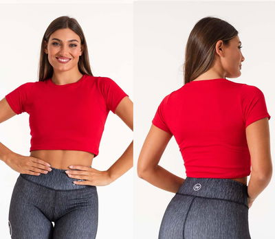 CROP TOP DRIFIT ROJO