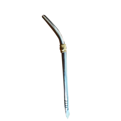 Bombilla Pico de Loro Plana de Acero Inoxidable con virola de bronce