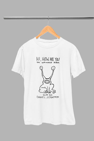 Remera Daniel Johnston Hi How Are You Algodón 100% Estampa DTF