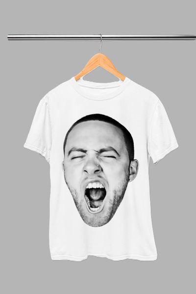 Remera Mac Miller Algodón 100% Estampa DTF